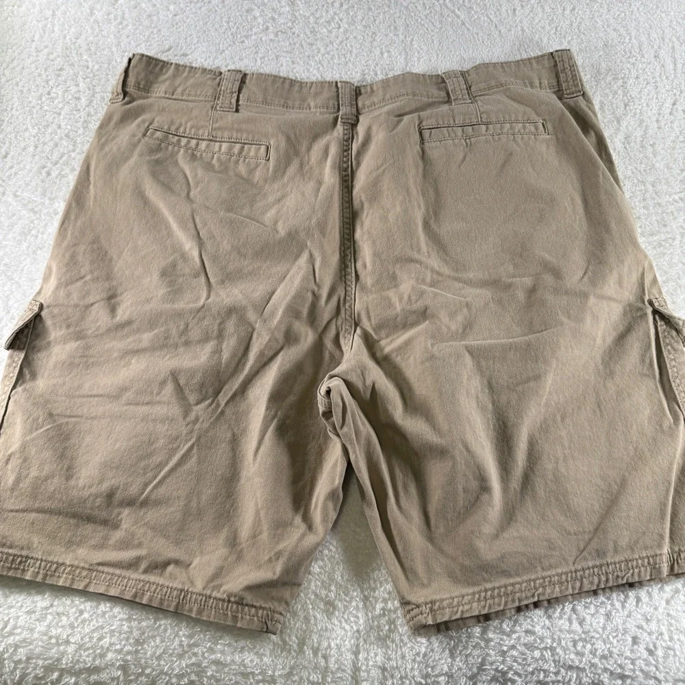 Wrangler Baggy Cargo Shorts Tan Beige Pockets Size‎ 40 9